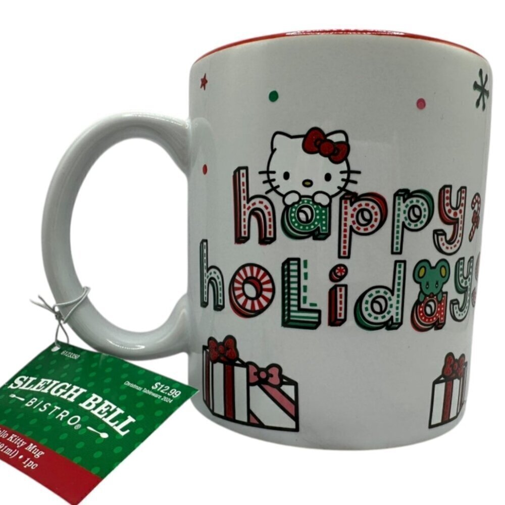 Happy Holidays Hello Kitty Mug - Brand new with Tags!​​​​​​ - Picture 4 of 9